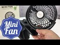 Rechargeable Battery Operated Portable Clip-On USB Desk Fan by COMLIFE Review