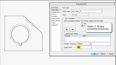 Creating an Isometric view : PTC Creo