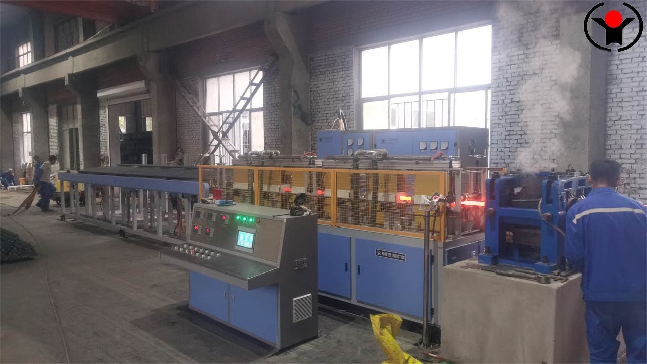 Online steel ball hot rolling induction machine 