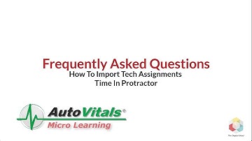 FAQ How To Import Tech Assignment And Time In Protractor