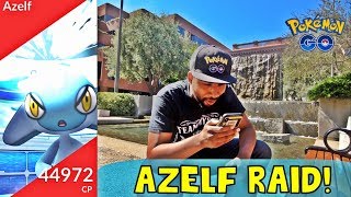 First Azelf Raid in Pokemon GO! Legendary Lake Trio pokemon all over the world! ep. 130
