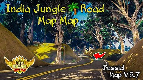 Bussid map mod V3.7 _Download Full Detail India Jungle🍂🌴 map mod for bus simulator indonesia#mapmod