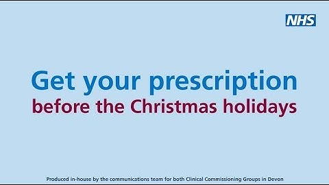 Repeat prescriptions animation 2018