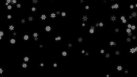 Snowflakes Falling Endless Loop 4K   Free HD Stock Footage   Motion Graphics Background