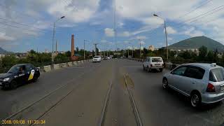 Пятигорский трамвай мост с м-р Бештау