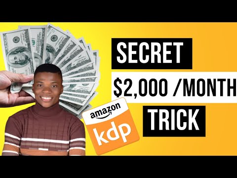 Use this Secret Website to Create Unlimited Amazon KDP Low Content Books and Make Over $2000 Monthly