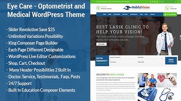 Optometry, Optician & Optics Store | Themeforest Website Templates and Themes