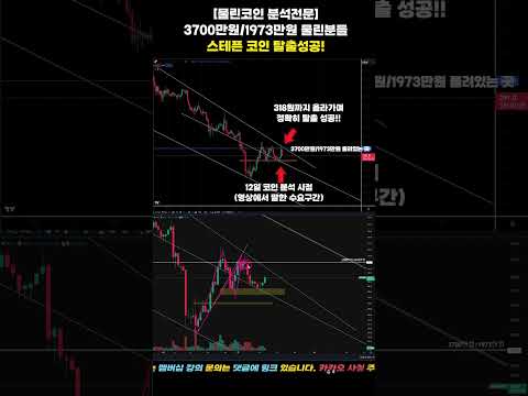   물린코인 분석전문 스테픈 GMT 탈출