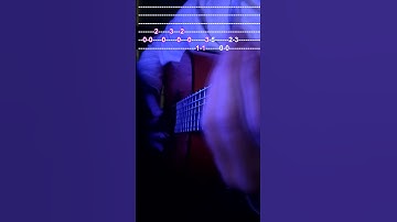 Thumbnail of Easiest beginner guitar song. TAB. Sweat Dreams #shorts