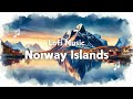 Lofi Norway Lofoten Islands 🌄 🔴 Snow Mountain Sunset Vibes Music Playlist ( Chill / Study / Calm )