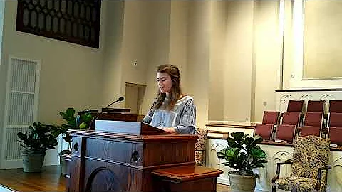 Senior Speeches 2020, Elizabeth Cowden