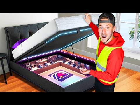 We Built a SECRET Taco Bell in Our Room!