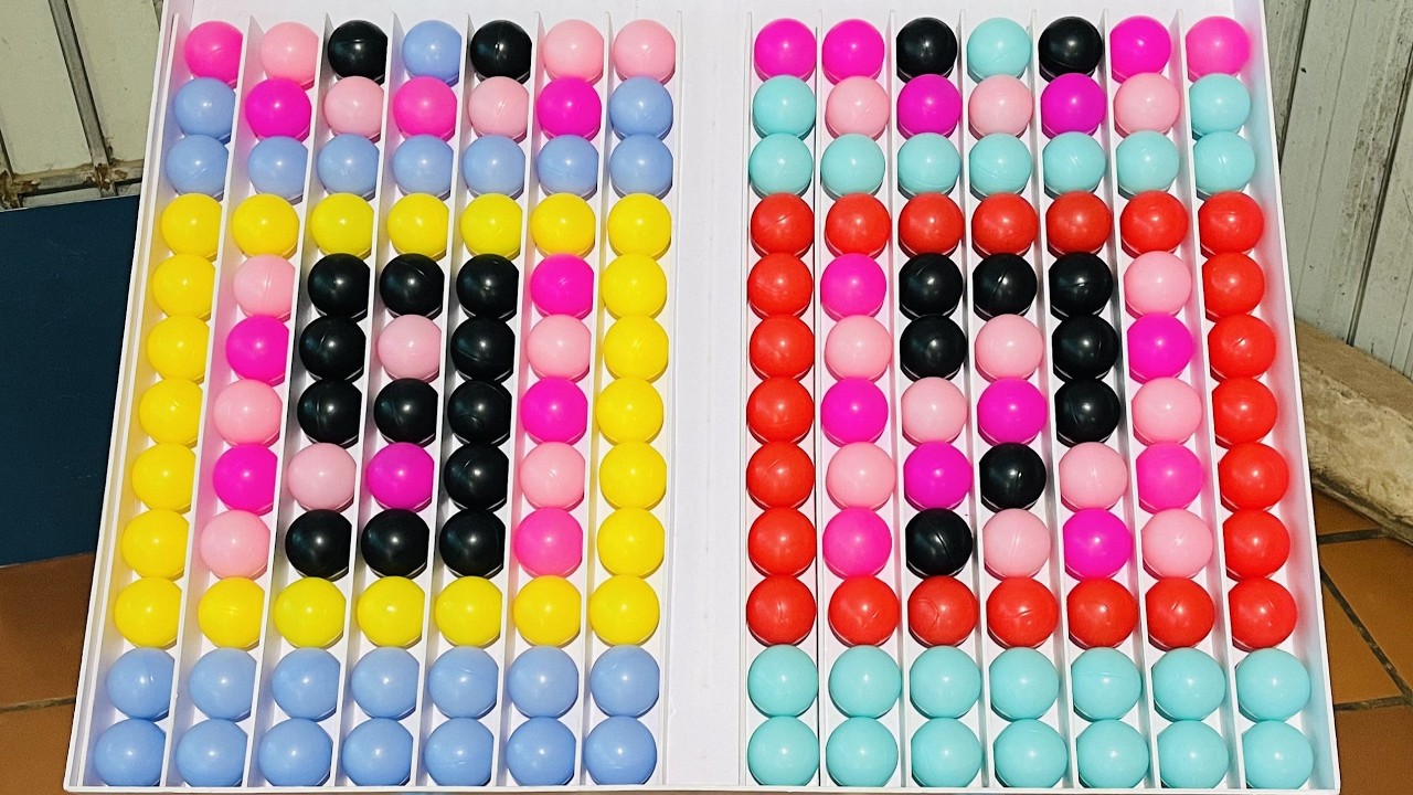 This Color Puzzle Gets More Impossible Every Second… 😳🔥 #colorballs #satisfying #puzzle #viral