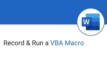 Record and Run a VBA Macro in MS Word | MS Word Tutorial