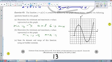 Unit 2 lesson 4 domain and range