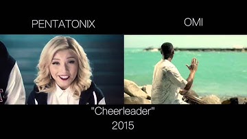 Cheerleader Pentatonix TheMickBab Side By Side