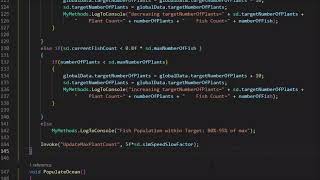 Automated Population Stabilizer Using Plant Count (Unity) - Ep 24 - FishBites Devlog