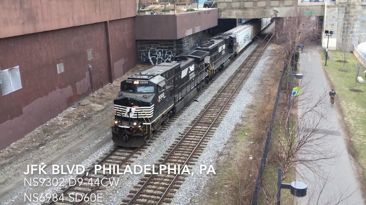 Norfolk Southern Train Under Jfk Blvd In Philly Youtube Norfolk Southern Train Under Jfk Blvd In Philly Youtube