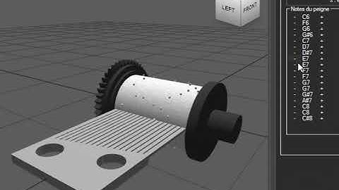 Sankyo Musicbox comb/drum simulator