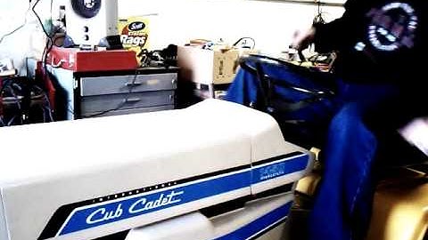 Cub cadet cold start