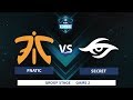 Fnatic vs Secret | Game 2 | ESL One Katowice 2018