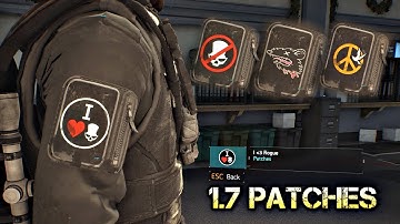 Agent Patches - The Division 1.7 PTS