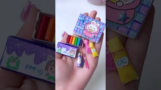 mini color book (Miniature craft) #shorts #tonniartandcraft #art #love #craft #diy #youtubeshorts