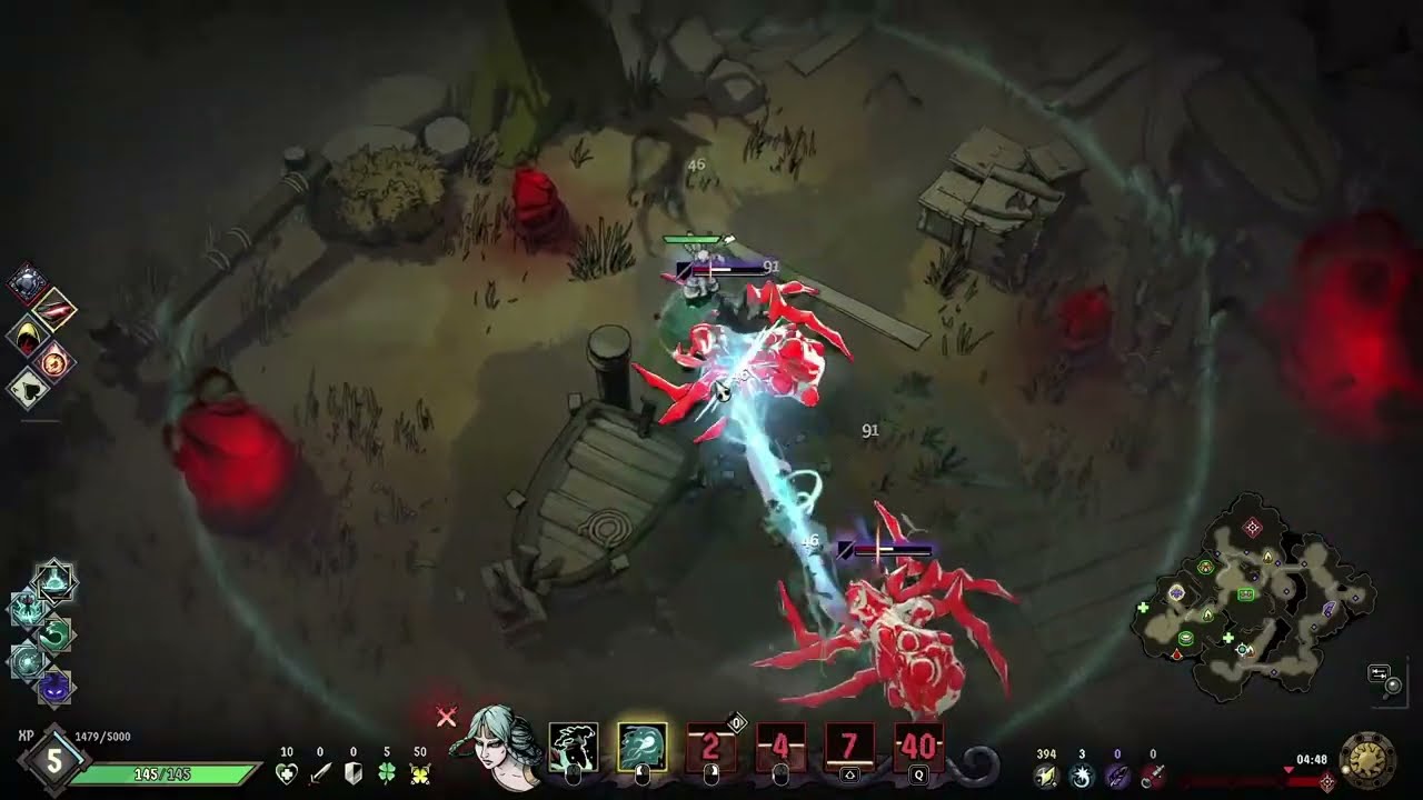 Over 1k damage on Melusine - Ravenswatch Nightmare