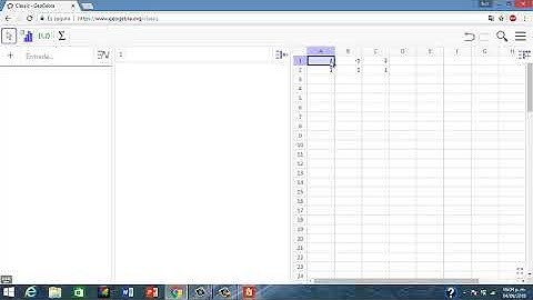 Geogebra Matrices y Método de Gauss y Gauss Jordan