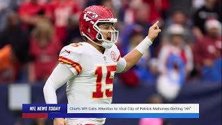 Chiefs WR Calls Attention to Viral Clip of Patrick Mahomes Getting ‘Hit’