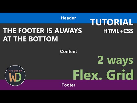 Video: How To Press Down On The Footer