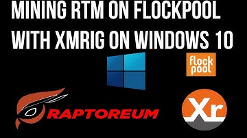 How to Mine Raptoreum on Flockpool Using XMRig on Windows 10