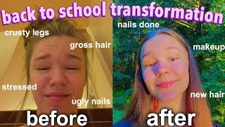 24 HOUR BACK TO SCHOOL GLOW UP TRANSFORMATION *affordable at home*