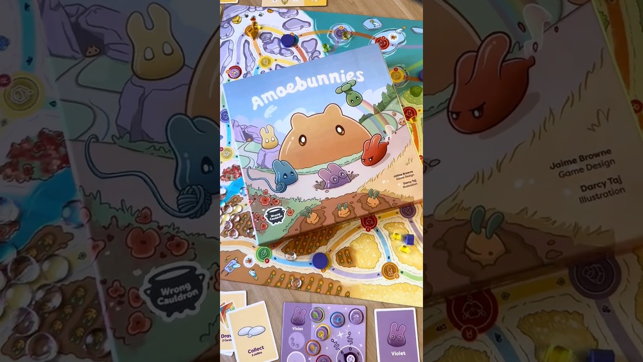 Amoebunnies Preview - Amoebas but Make Them Bunnies 🐇 (Board Games Direct)