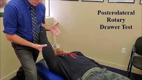 Posterolateral Rotary Drawer Test