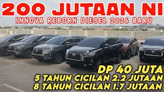 HABISIN STOK INNOVA DIESEL 2026 NEKAT JUAL MURAH 200 JUTAAN