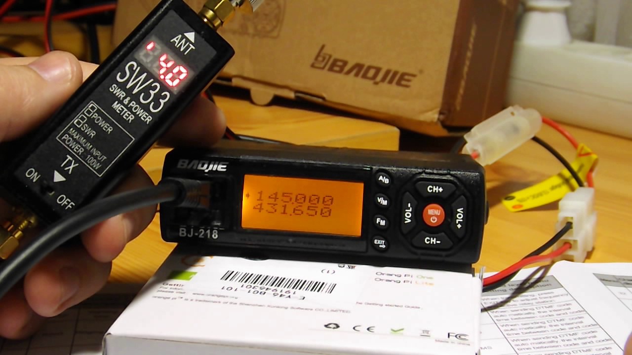 baojie bj-218 power mérés - YouTube