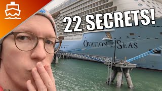 Tips & Secrets for Ovation of the Seas!