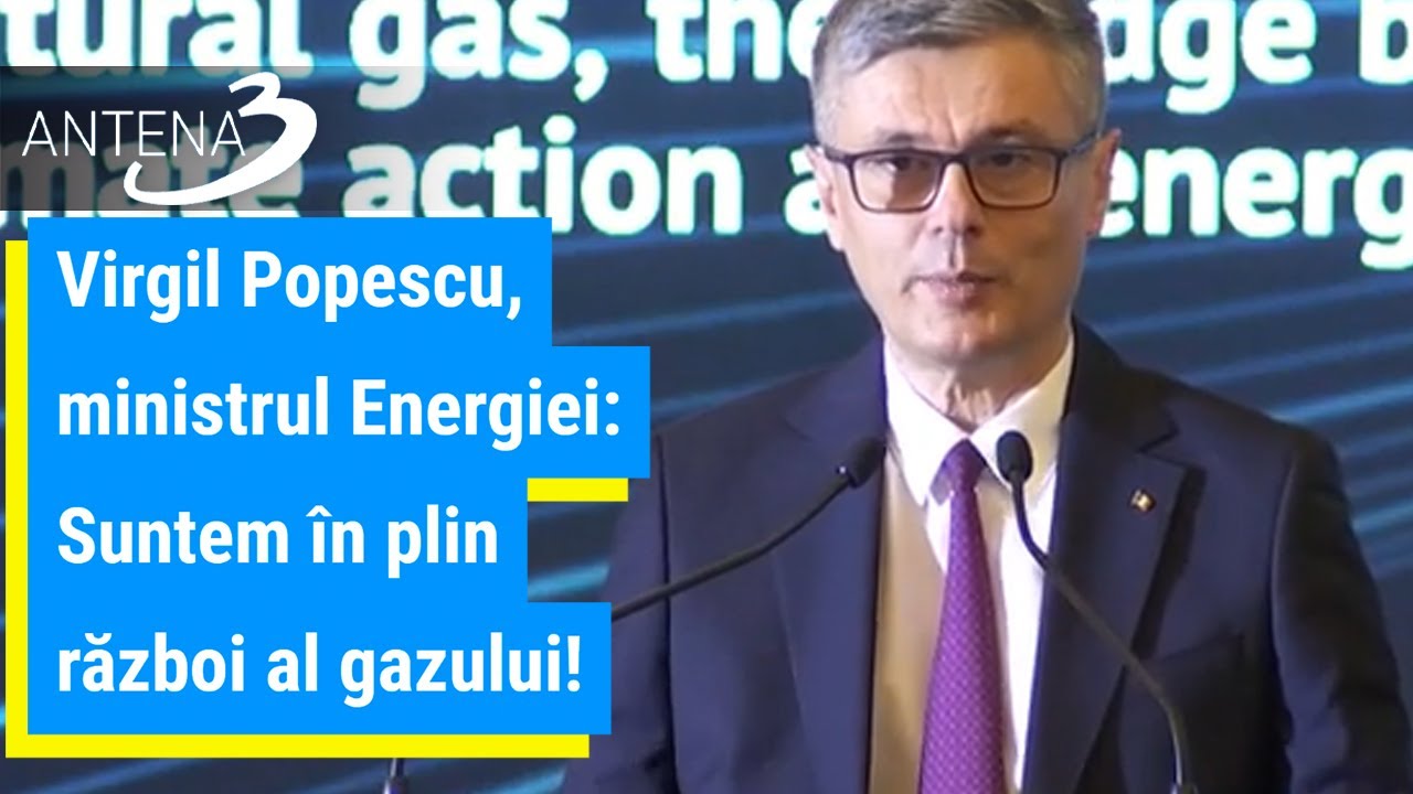 Virgil Popescu, ministrul Energiei: Suntem în plin război al gazului! -  YouTube