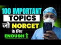 100 important topics for norcet 06  