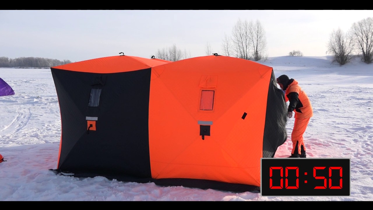 Зимняя палатка куб от Команды Ex-Pro