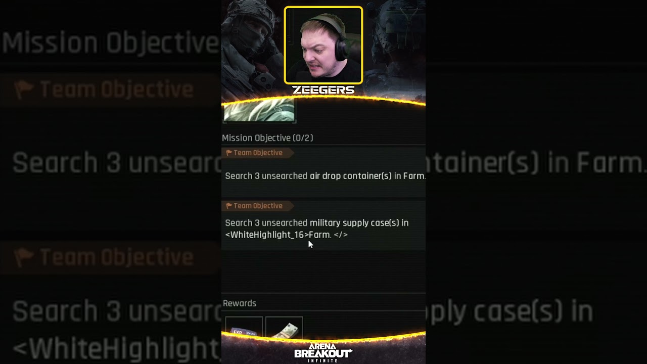 Zeegers Hates Questing | Arena Breakout Infinite