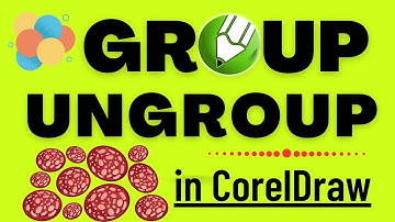 Group and Ungroup in Coreldraw #coreldraw #coreldrawtips