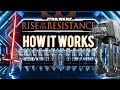 How Rise of the Resistance Works (WDW & Disneyland)