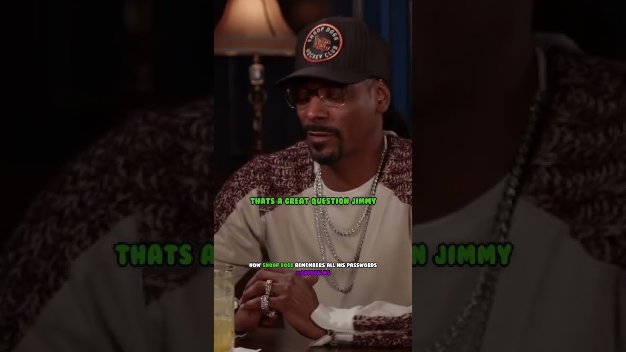 how snoop dogg remembers all his passwords