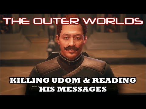 The Outer Worlds - Killing Udom Bedford & Accessing His Terminal/Chairman's Room