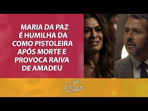 A Dona do Pedaço: Maria da Paz é humilhada como pistoleira após morte e provoca raiva de Amadeu