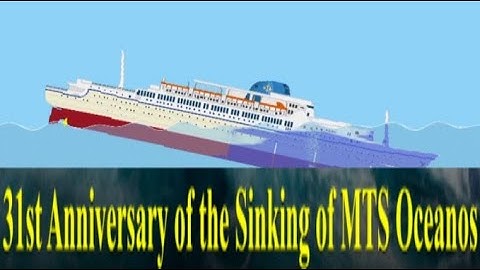 Floating Sandbox/MTS Oceanos 31st Anniversary