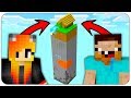 НУБ И ДЕВУШКА НА МАЛЕНЬКОМ КУСОЧКЕ ЗЕМЛИ В МАЙНКРАФТ! КАК ВЫЖИТЬ В MINECRAFT? ТРОЛЛИНГ МУЛЬТИК