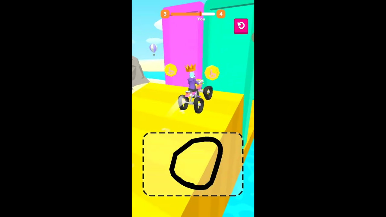 ⏏️▶️⏩ COMO JUGAR Scribble Rider NIVEL 1 AL 6 PLAY GAMER Scribble Rider WHAY PASS🎇🎇